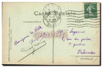 Lille — Katedra św. Maurycja, nawy w widoku z chóru — Rewers