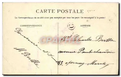 Abertura de uma cave — País do Champagne — Maison Moet & Chandon (351) — Fot. Em. Choque, Imp.-Editado em Épernay (Depositado) — Verso