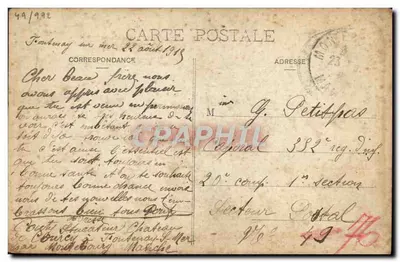 A Baixa Normandia — A primeira lição — Cluhe A.V. — Verso