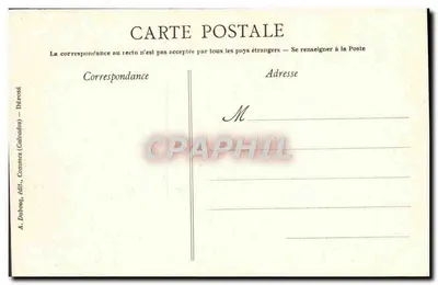 La Dentellière — Estudio del Vestido en Normandía — A. D. — Escenas de la Vida Normanda — Reverso