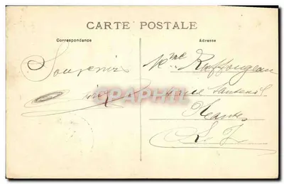 De burger die de weg vraagt aan een boer — Le Gros-Caillou — uitgever RC, n°34 — Achterkant