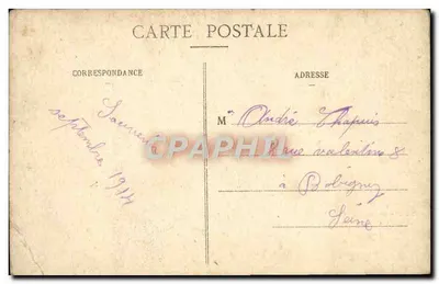 Leçon de Morvan — Uśmiech Morvan — G. Gervais, wydawca, Saulieu — Rewers