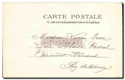 Criança em traje marítimo — texto sobre a infância e a lei — L'H., Paris — Verso