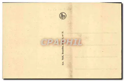 Dinant — Hotel de Cidade e Posto — Editor N. Thill, Bruxelas, série 32 — Verso