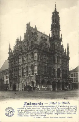 Audenarde — Hotel de Cidade — E. Desaix, editor, Bruxelas