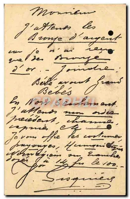 Avenida do Midi, 42 - Bruxelas — Carta postal com texto manuscrito e selos — Verso