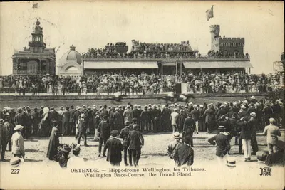 Ostende — Hippodrome Wellington, les Tribunes — Imp. JND Hot, n° 227