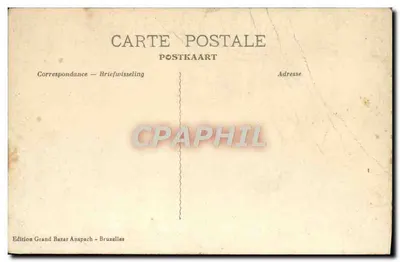 Bruxelas - Grand'Place - Casa das Corporações — Edição Grand Bazar Anspach, n°67 — Verso