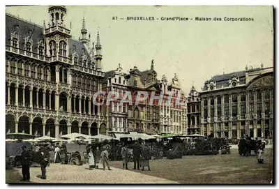 Bruxelas - Praça Principal - Casa das Corporações — edição Grand Bazar Anspach, n°67