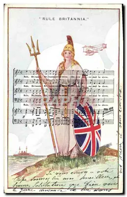 Britannia — 'Rule Britannia' — British Postcard Manufacturer