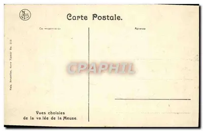 Namur — A Catedral — Nels, Série Namur No. 113 — Verso