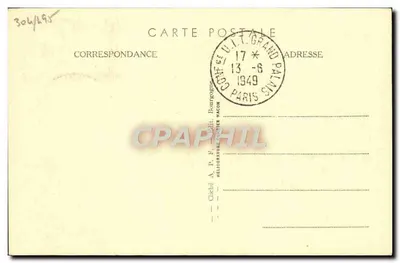 A. M. Ampère (1775-1836) — retrato gravado — editor Bourgogne, n° de série 304/695 — Verso
