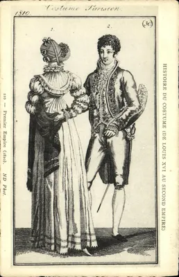 Traje Turcisen — 1810 — ND Fot. — História do Traje (de Luís XVI ao Segundo Império)