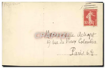 Uścisk — A la folie — seria 2219/2220 — Rewers