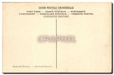 Paryż — Sorbona — Pascal i Descartes — Chartran — LL. — Rewers