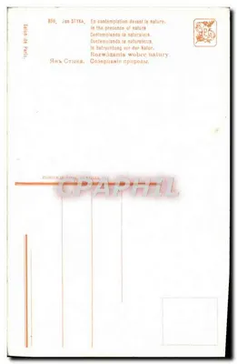 Jan Styka — Em contemplação diante da natureza — Salon de Paris, n°898 — Verso