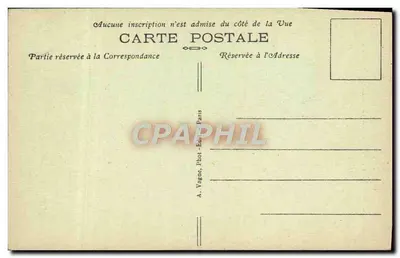 Santa Geneviève — Patroa de Paris e Protetora da Criança — J. H. Déposé — Verso