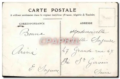 Fille tenant une poupée — scène intérieure avec poupées et berceau — éditeur non visible — Verso