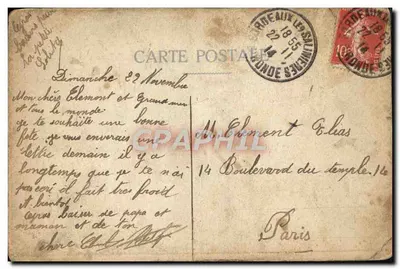 Eroberung von Altkirch (Elsass) — August 1914 — Verlag TEV & Cie — Rückseite