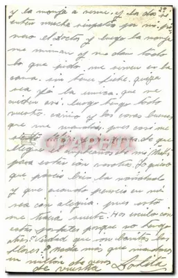 Arranjo de rosas — Aniversário — Carta postal antiga — Verso