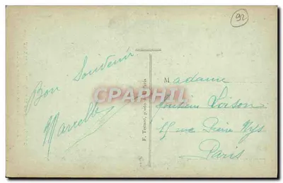 La Pierre aux Moines — Las Meudon-Clamart — E. M. — n°2596 — Rewers
