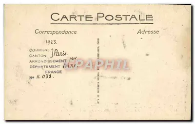 La Conciergerie — La Salle Saint-Louis — éditeur ND, n° 4041 — Rewers