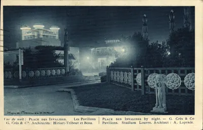 Place des Invalides — Les Pavillons — G. Crès & Co. Architectes : Hiriart-Tribout et Beau
