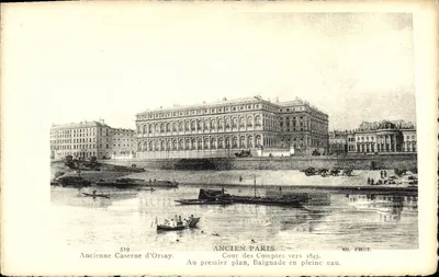 Antiga Casa de Militares de Orsay – Cour des Comptes cerca de 1845 – ND. PHOT.