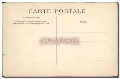 Palácio de FONTAINEBLEAU — Fac-Simile da Renúncia de Napoleão I — Editor E.P.D. n°276 — Verso