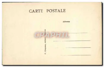 Puisaye (Joseph, hrabia z) — portret rytowniczy — F. Chapeau, wydawca, Nantes, nr 74 — Rewers