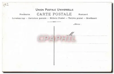 Antoine Signoret — portret półtora — Zbiór Artystyczny VIN DESILES, H. MANUEL, Paryż — Rewers