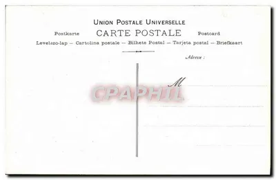 Sylviac — Portrait de profil — Collection Artistique du VIN DÉSILES, éditée par Boyer — Rewers