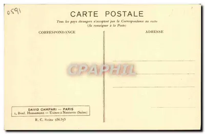 Maurice Chevalier — retrato sonriente — Studio G. L. Manuel Frères — Reverso