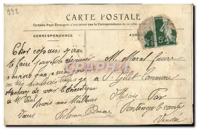 Martha de Villers — Porle-Saint-Martin — onbekende uitgever — Achterkant