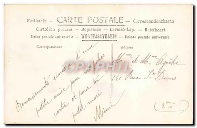 Sarah Bernhardt na L'Aiglon — editada pela República Francesa — Verso