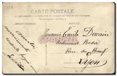 Suterre Bataclan — Retrato da cantora — Editor Prince, n° 332 — Verso
