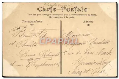PARYŻ (stare Montmartre) — Kabaret Lapin Agile — ND-Phot — Rewers