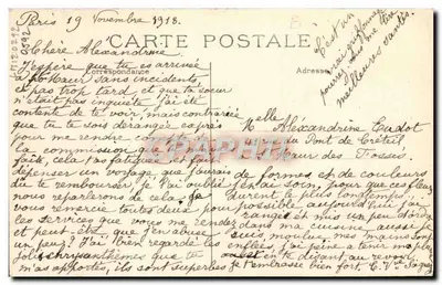 Paris (18e) - O Moulin de la Galette — J. H. — n° 232 — Verso