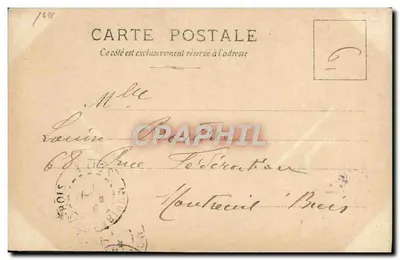 Lolita Roldan — portret — Reutlinger, Parijs, 1901 — Achterkant