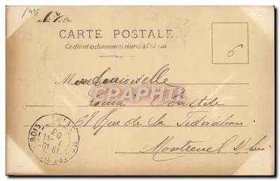 Jovem mulher em traje de noiva — S.I.P. Reutlinger Paris, Série N°5 — Verso