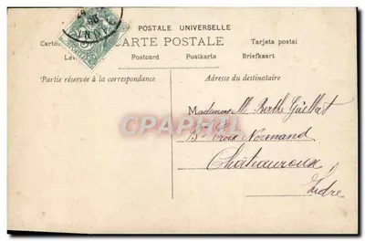 Dormeuil — Retrato feminino com coroa de flores — Waléry, Paris, n° 5058 — Verso