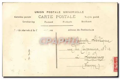 Folies Marigny — tancerka w stroju scenowym — de VÈRE, n°426 — Rewers