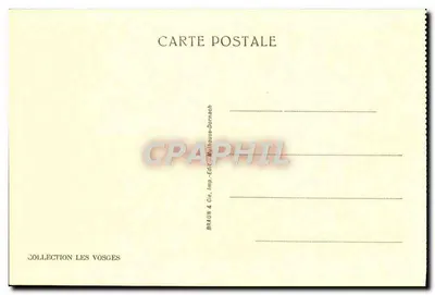 Gérardmer — Jezioro w zachodzie — Kolekcja Les Vosges, nr 5395 — Rewers