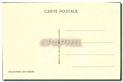 Ao redor de Gérardmer — Cachoeira de Retournemer — Coleção Les Vosges, n° 2391 — Verso
