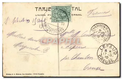 San Sebastián - Most Marii Kryztyny — Wydawnictwo G. G. Salarza — Rewers