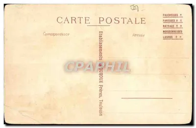 Fontarabie — vue panoramique avec porte et croix — éditeur AMOUREOUX FRÈRES, Toulouse — Verso