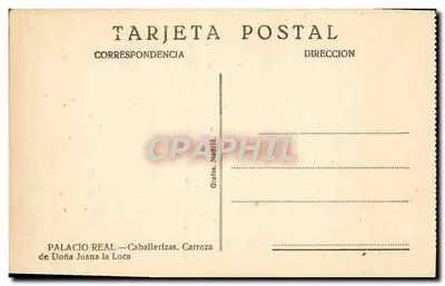 Wozownia zdobiona — Palacio Real, Madryt — Rewers