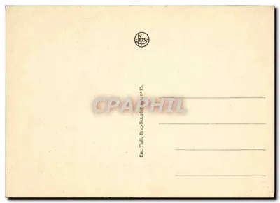 Bruxelles — Katedra św. Guduli — wydawca N. Thill, nr 25 — Rewers