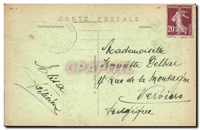 Paris — Exposição dos Artes Decorativas — Pavilhão de Mulhouse e Torre de Borgonha — Verso