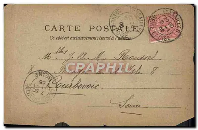 Pavillon Danii — Wystawa Uniwersalna 1900 — Photocoll 1112 — Rewers